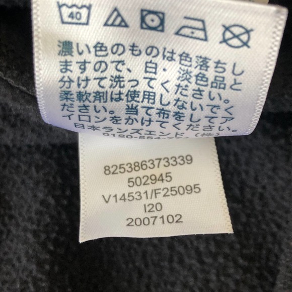 Lands' End Fleece Quarter Zip Black Size M - Picture 7 of 7